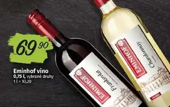 COOP TIP Eminhof víno 0.75L nabídka