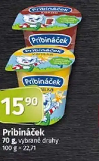 COOP TIP Pribináček 70 g nabídka