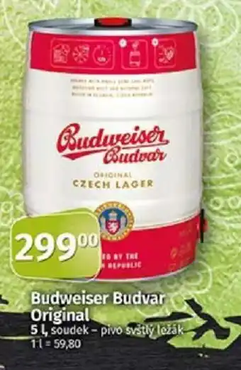 COOP TIP Budweiser Budvar Original 5L nabídka