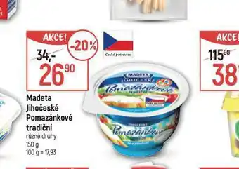 Globus Madeta jihočeské pomazánkové tradiční nabídka