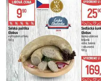 Globus Selská paštika nabídka