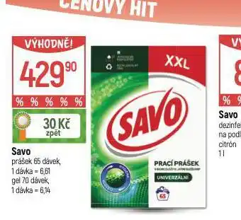 Globus Savo prací prostředek nabídka