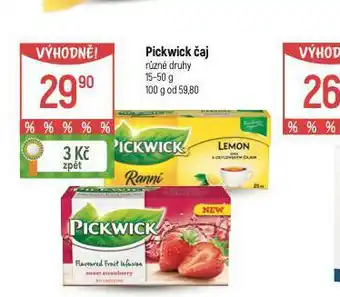 Globus Pickwick čaj nabídka