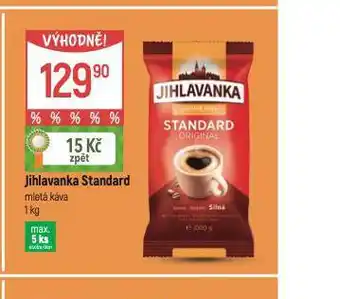 Globus Jihlavanka standard mletá káva nabídka