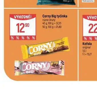 Globus Corny big tyčinka nabídka