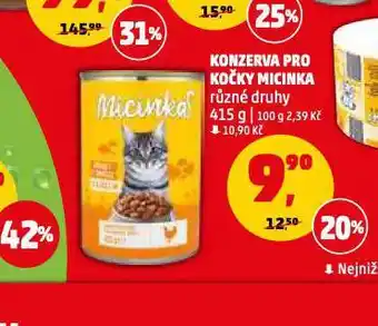 Penny Market Konzerva pro kočky micinka nabídka