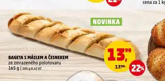 Penny Market Bageta s máslem a česnekem nabídka