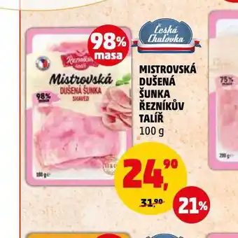 Penny Market Mistrovská dušená šunka nabídka
