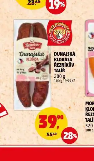 Penny Market Dunajská klobása nabídka