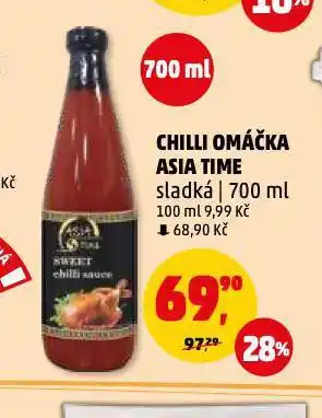 Penny Market chilli omáčka asia time nabídka