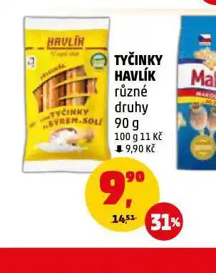 Penny Market Tyčinky havlík nabídka