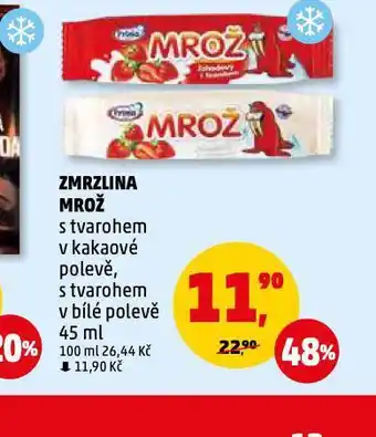 Penny Market Zmrzlina mrož nabídka