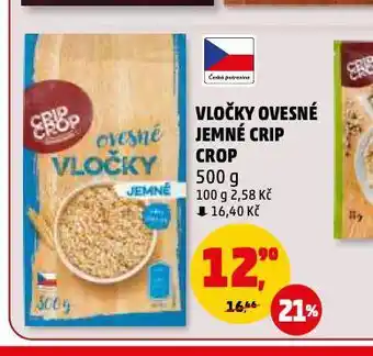 Penny Market Vločky ovesné jemné crip crop nabídka