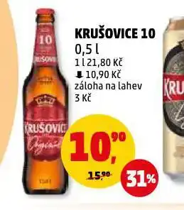 Penny Market Pivo krušovice 10 nabídka