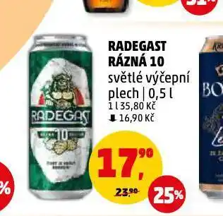 Penny Market Pivo radegast rázná 10 nabídka