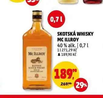 Penny Market Skotská whisky mc illroy nabídka