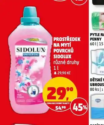 Penny Market Sidolux prostředek na mytí nádobí nabídka