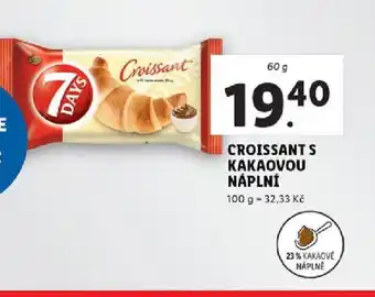 Lidl CROISSANT S KAKAOVOU NÁPLNÍ nabídka