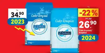 Lidl Cukr krystal/ krupice nabídka