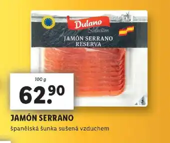 Lidl JAMÓN SERRANO nabídka