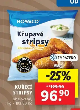 Lidl KUŘECÍ STRIPSY nabídka
