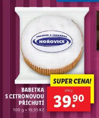 Lidl BABETKA S CITRONOVOU PŘÍCHUTÍ nabídka