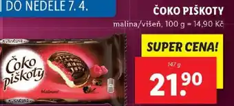 Lidl ČOKO PIŠKOTY nabídka
