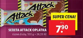 Lidl SEDITA ATTACK OPLATKA nabídka