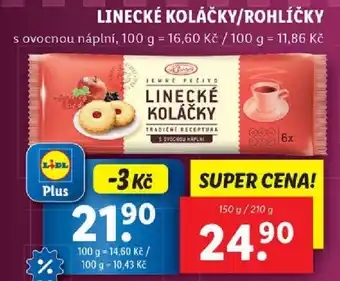 Lidl LINECKÉ KOLÁČKY/ROHLÍČKY nabídka