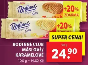 Lidl RODINNÉ CLUB MÁSLOVÉ/ KARAMELOVÉ nabídka