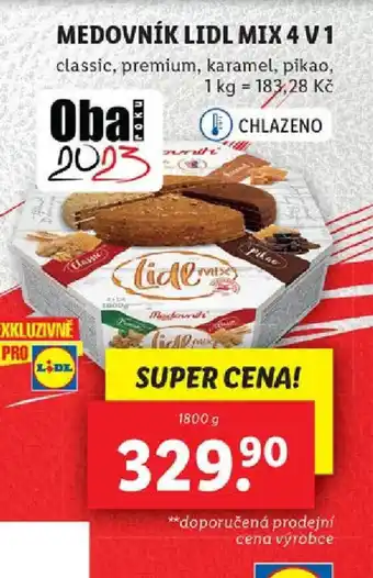 Lidl MEDOVNÍK LIDL MIX 4 V1 nabídka