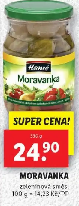 Lidl MORAVANKA nabídka