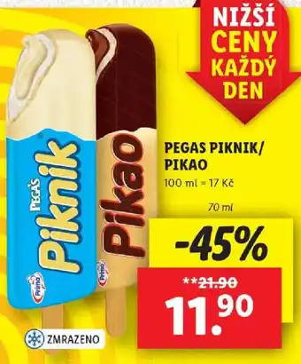 Lidl PEGAS PIKNIK/ PIKAO nabídka
