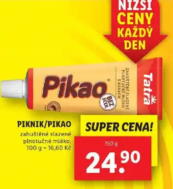Lidl PIKNIK/PIKAO nabídka