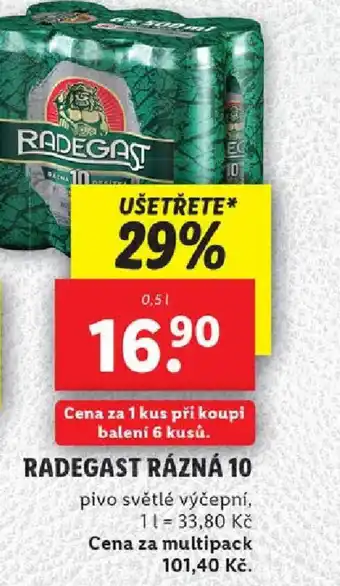 Lidl RADEGAST RÁZNÁ 10 0.5L nabídka