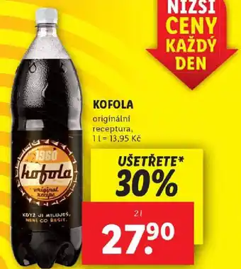 Lidl KOFOLA 2L nabídka