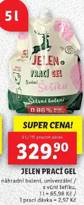 Lidl JELEN PRACÍ GEL nabídka