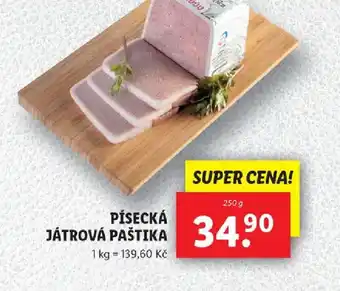 Lidl PÍSECKÁ JÁTROVÁ PAŠTIKA nabídka