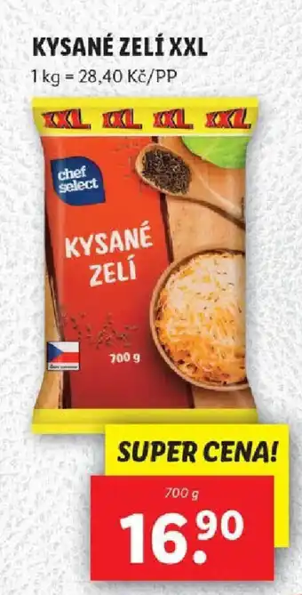 Lidl KYSANÉ ZELÍ XXL nabídka