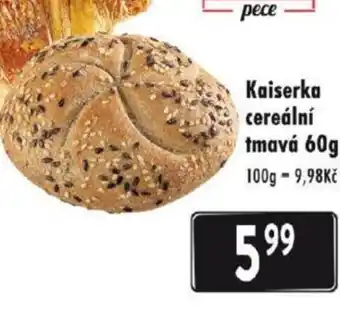 Qanto Kaiserka cereální tmavá 60g nabídka