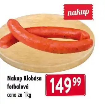 Qanto Nakup Klobása fotbalová nabídka