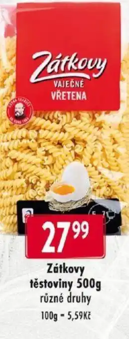 Qanto Zátkovy těstoviny 500g nabídka
