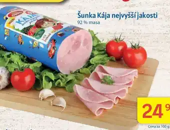 Kubík potraviny Šunka Kája nejvyšší jakosti nabídka