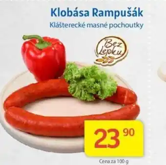 Kubík potraviny Klobása Rampušák nabídka