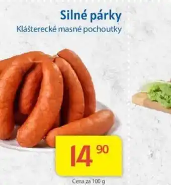 Kubík potraviny Silné párky nabídka