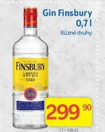 Kubík potraviny Gin Finsbury 0,7L nabídka