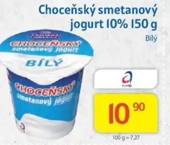 Kubík potraviny Choceňský smetanový jogurt 10% 150 g nabídka
