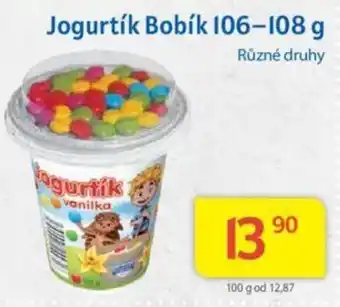 Kubík potraviny Jogurtík Bobík 106-108 g nabídka