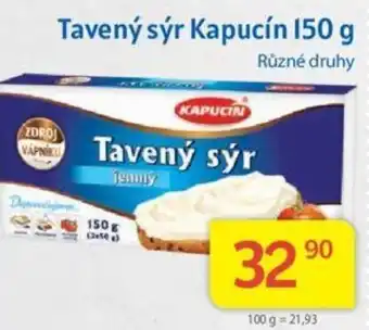 Kubík potraviny Tavený sýr Kapucín 150 g nabídka
