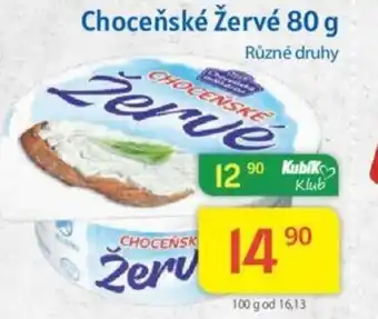 Kubík potraviny Choceňské Žervé 80 g nabídka